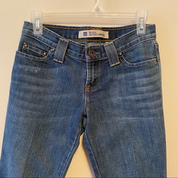 GAP Ultra Low Rise Jeans Size 0 - Picture 3 of 7